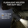 FandyFire Tactical Flashlight with Holster for Duty Belt, 1300 High