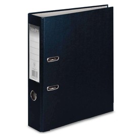 OFFICE CENTRE 1x Black A4 Large 75mm Lever Arch File Folder Metal Edge Strengthened Stationery Document Archive Paper Storage Office School Home Easy Filing System 15 Colour Coding Wide Spine