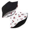 Cherry White Bucket Hat Beach Sun Hat Fishing Hat for