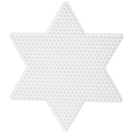 Hama 269 - Pegboard, Star, Large, 17 x 14.5 x 0.5 cm, White