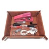 Nvanvmm Catchall Tray Tray Premium PU Leather for Remote Controller,
