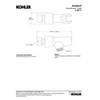 KOHLER K-98771-CP Awaken Handshower Cradle, Polished Chrome