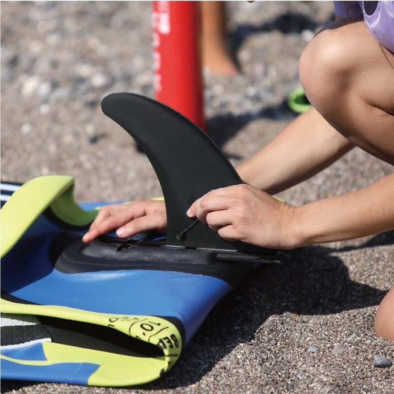 DSHE Detachable Center Fin Black, Kayak Rudder Kit Skeg Tracking