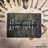 Small Tool Pouch, Heavy Duty 16oz Waxed Canvas Tool Roll