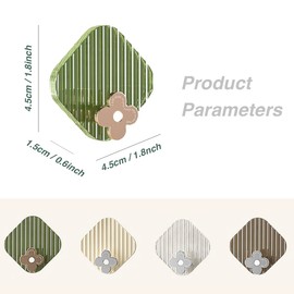 8 Pack Adhesive Utility Hooks, Heavy Duty Hooks Robe Towel Hooks Waterproof Adhesive Wall Hooks for Home Bathroom Kitchen Office and Living Room (Grey)