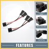 REPAIROCK H4 to H9/H11 Dual Beam Headlight Splitter Harness Adapter