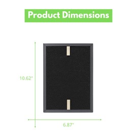 Nispira HRF-R HPA3000 HPA5000 HRFSK1 HRFSC1 Activated Carbon Filter S Replacement For Honeywell PowerPlus Insight Series HRF-A300. Remove Smoke, Odor, VOCs Chemical 2 Packs