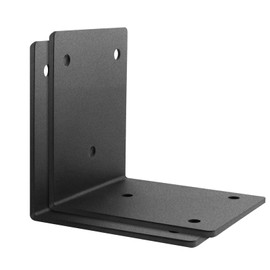 Andorm 2 Pack Heavy Duty Corner Angle Brackets for Outdoor Framing 6" x 5" 90 Degree Thickness 5mm(1/5"), L Bracket for Wood 6X6