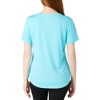 Reel Legends Womens Solid Freeline V-Neck Short Sleeve Top Medium