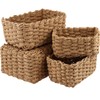 MAKTSAM Set of 4 Wicker Storage Basket Set, Small Wicker