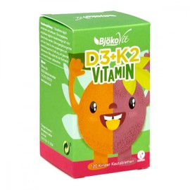 Vitamin D3+K2 Children's Chewable Tablets Vegan