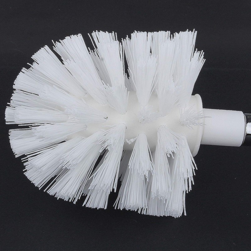 Sanixa Premium Universal Toilet Brush with Replacement Heads, White, Set