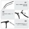 Dollger Blue Light Cut Date Glasses, Wellington Shaped, UV Protection,