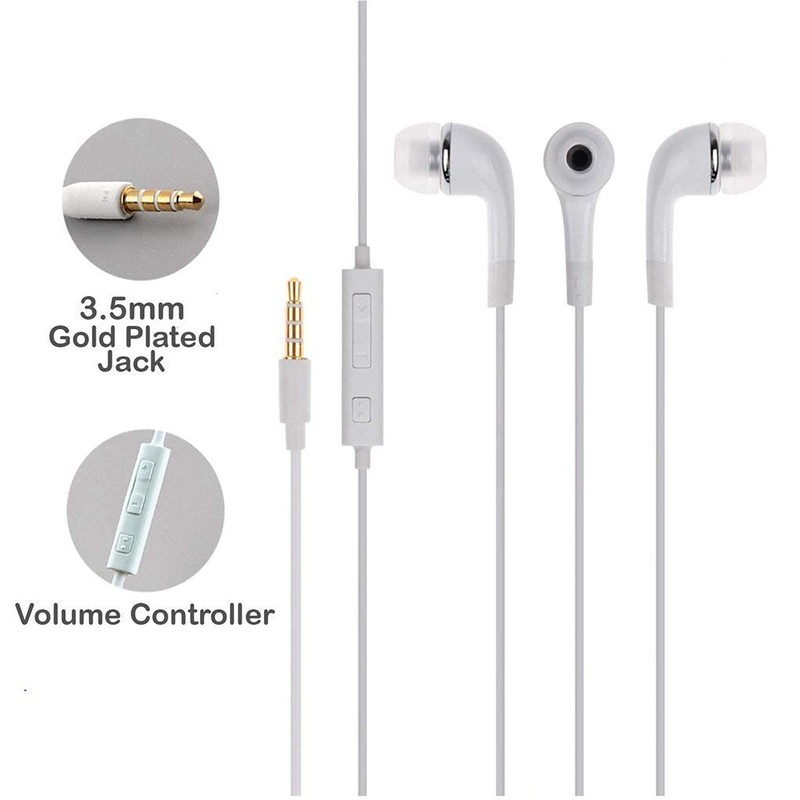 Stereo 3.5 mm in-Ear Wired Hands free with Mic for