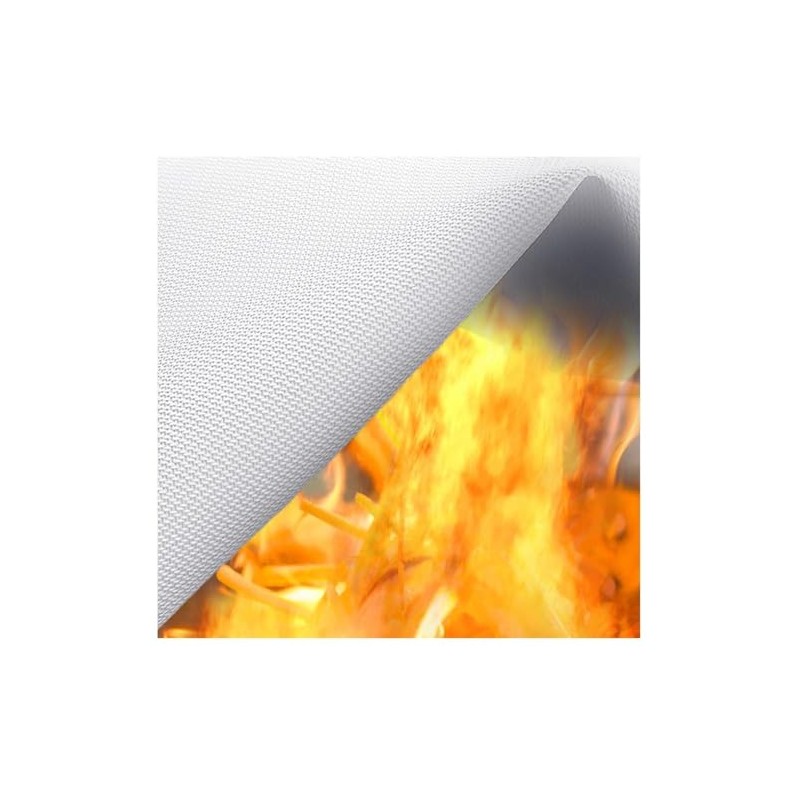 LAISIZHU Fireproof Sheet, Sputter Sheet, Fireproof, Heat Resistant, Flame Proof,