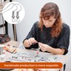 Set di 300 orecchini fai da te, in argento 925,
