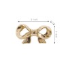 UniDes 4 Pack Gold Brass Knobs for Dresser,Drawers and Cabinet,