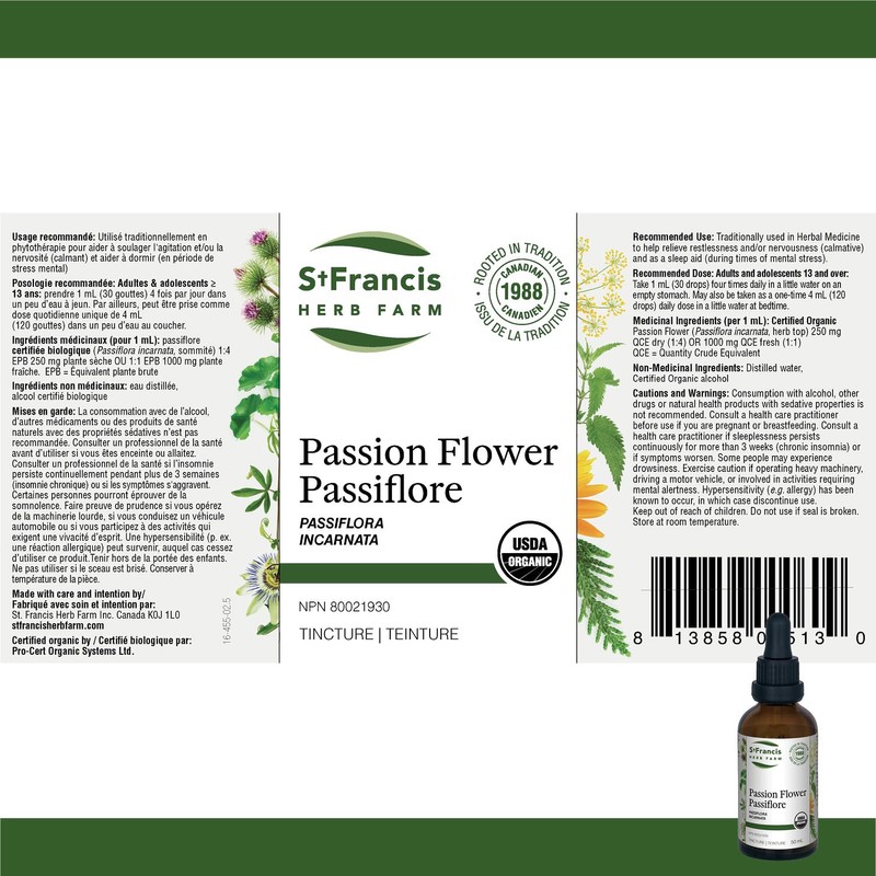 St. Francis Herb Farm St. Francis Herb Farm Passion Flower