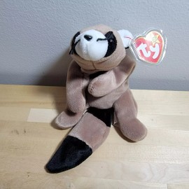 TY Beanie Baby - RINGO the Raccoon (8 inch) - MWMTs Stuffed Animal Toy