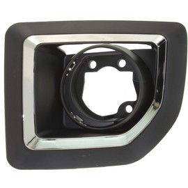 Garage-Pro Fog Light Trim Compatible with GMC SIERRA 2500 HD/3500 HD 2015-2018 LH Bezel Textured Black Chrome Type Bumper