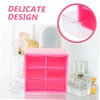 LALAFINA Desk Organizer Multi-drawer Storage Case for Jewelry Cosmetics Stationery