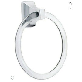 Moen 2500 Chrome Lucite Towel Ring From The Donner Contemporary Collection