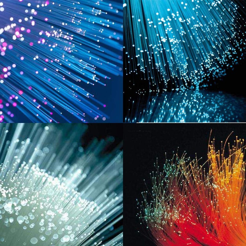 AZIMOM PMMA Plastic End Glow Fiber Optic Cable 0.75mm(0.03in) 100m(328ft)/Roll