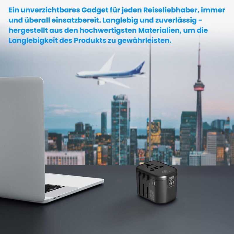 Extralink Travel Adapter Worldwide USB-C & USB-A - Multiple Adapter