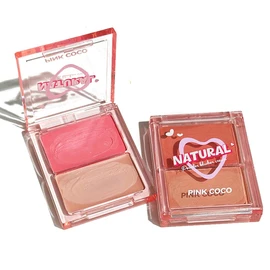 PINKCOCO Essential Teak Cream Cheek Bi-Color Cheek Highlights Waterlight Cheek Cream Tint Blush Liquid Cheek Inflated Eyeshadow Tint Teak -#03