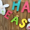 AGD Easter Decor - Happy Easter Bunny Bottom Felt Garland