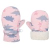 Slivery Color Toddler Gloves Kids Mittens Winter Warm Lined Fleece