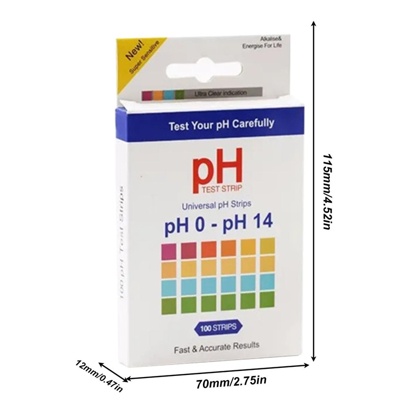 Ph Strips for Urine and Saliva Testing - Ph 0-14