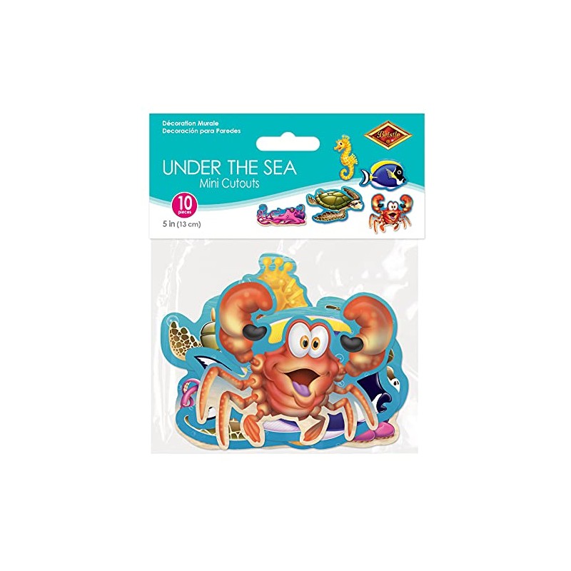 Beistle Mini Under The Sea Cutouts