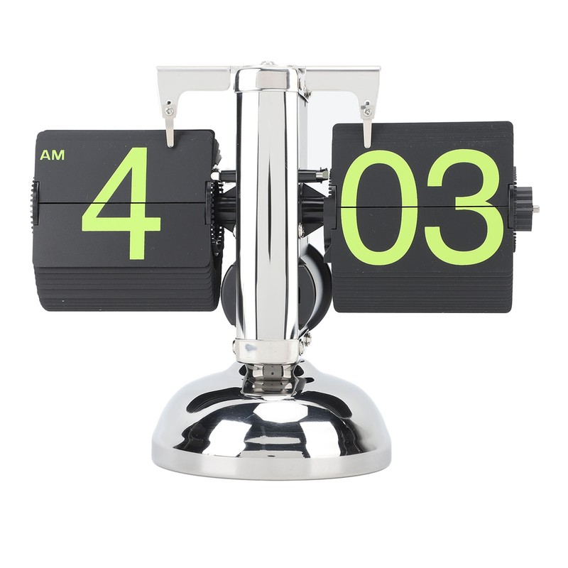 European Style Retro Digital Flip Down Clock 304 Stainless Steel