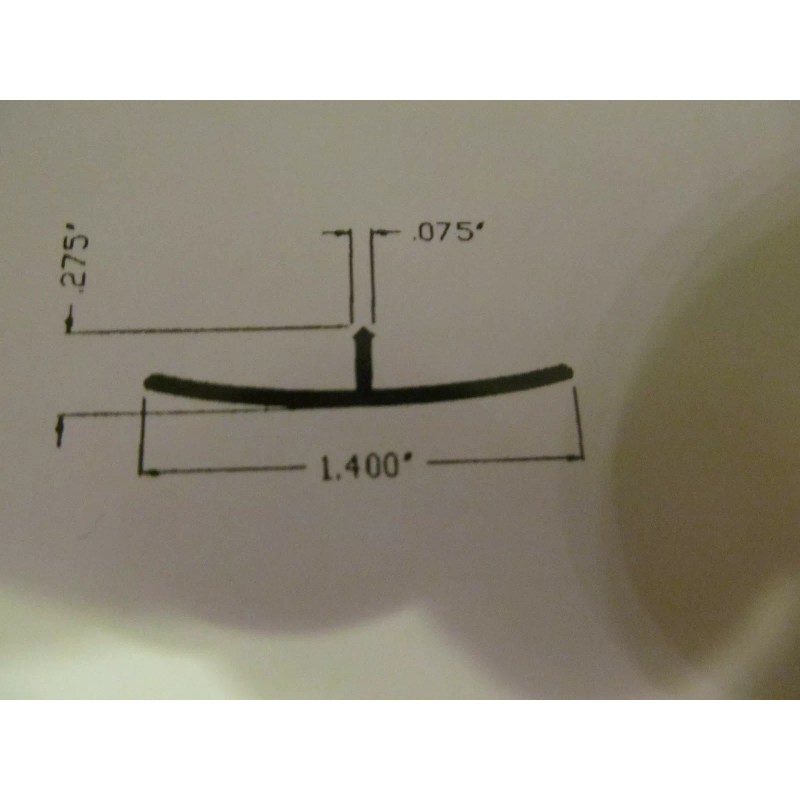 LPC 2 @ 92" White 1 3/8 Plastic Ceiling Sidewall