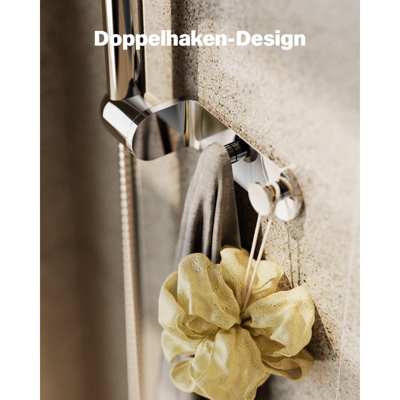 Cobbe Hand Shower Holder, No Drilling, Adjustable Shower Head Holder,