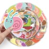 Snail Stickers 50Pcs Cartoon Cute Funny Animal Stickers for Water