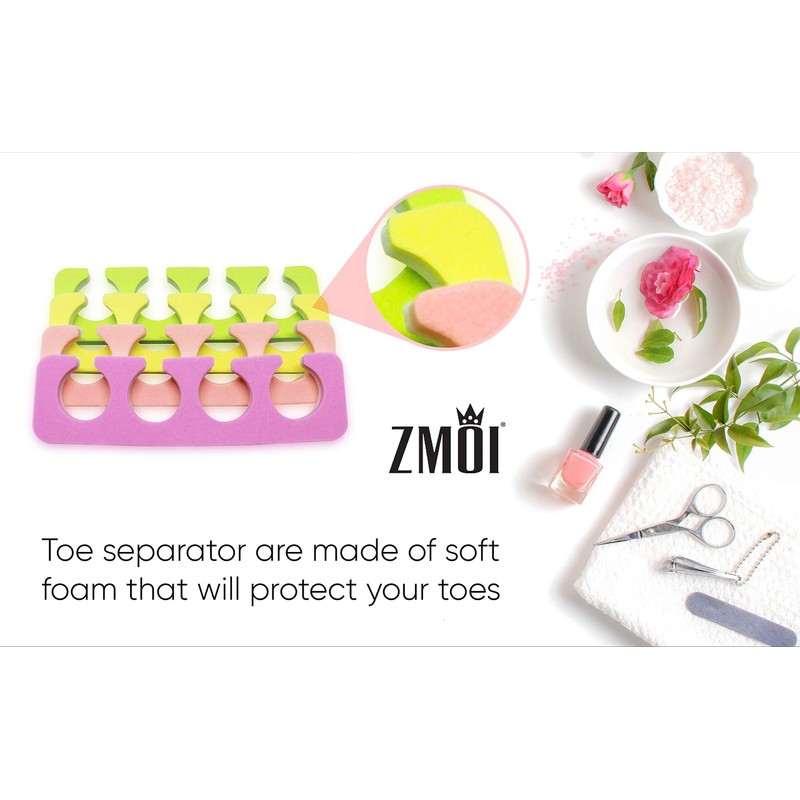 Toe Separators Set - 24 Pieces Premium Pedicure Tool Kit