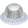 LEKEYE Shower Drain Hair Catcher/Bathtub Drain Cover/Drain Protector for Pop-Up
