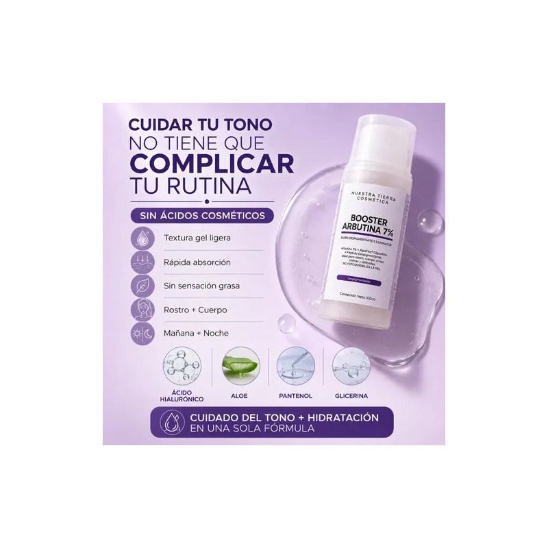 Booster Arbutina 7% Manchas Rostro Cuerpo 100ml
