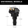 MUQIDA 2 PCS Front Windshield Washer Nozzles, Double-Hole Windscreen Washer