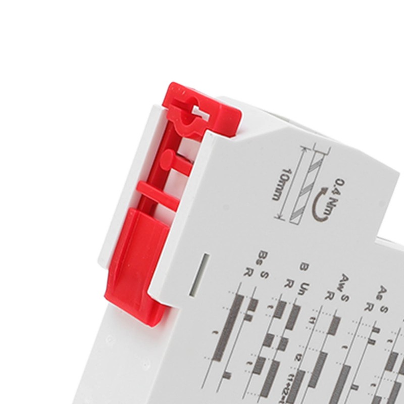 Multifunctional Time Relay LED Indicator Rail Mounting Flame Retardant Delay