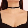 Jumwrit Black Velvet Choker Necklace Simple Gothic Thin Cosplay Necklace
