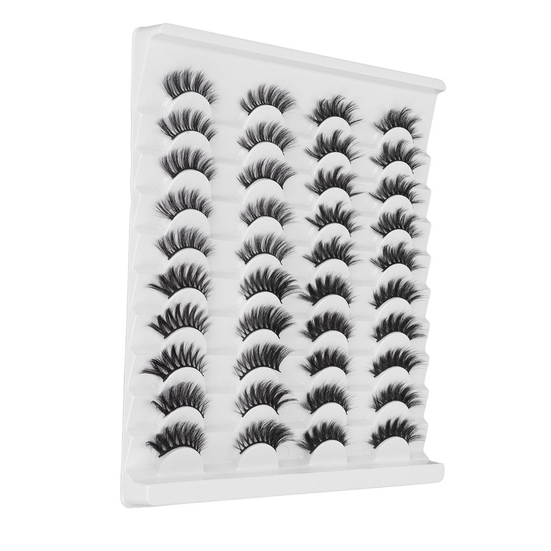 20 Pairs Mixed Half Eye False Lashes High Imitation 6D