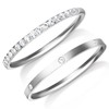 ZOOROO 2-Pack 14K Gold Plated Stacking Rings for Oura Ring