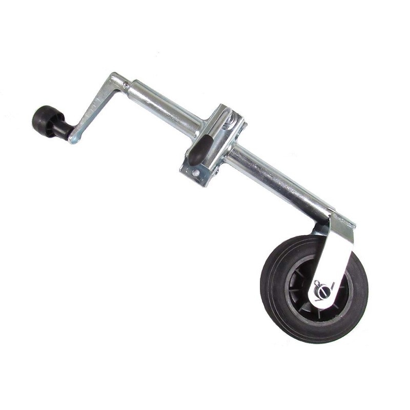 Jockey Wheel with Plastic Rim & Clamp 35MM