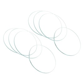 CoCud Watch Crystal Len Glass, 40mm Dia. Optical Glass Single Dome Face Crystals Replacement Lens Clear - (Applications: for Watchmaker Repair Electronic Mechanical Watch), 8-Pieces