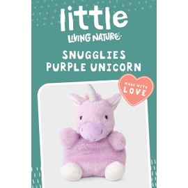 Living Nature LITTLE Snugglies Purple Unicorn Plush Toy - Fantasy Stuffed Animal Toy Collection