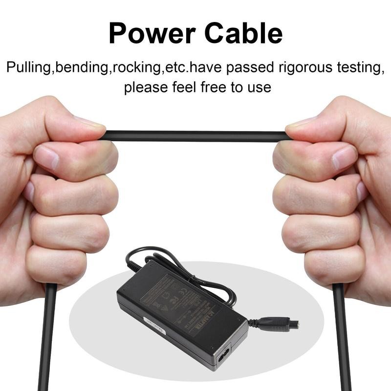 2X Fast Charger Power Adapter 42V 3-Prong for Hoverboard Balance