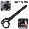 Auvotuis C Hook Spanner Wrench, Black Adjustment Tool Carbon Steel